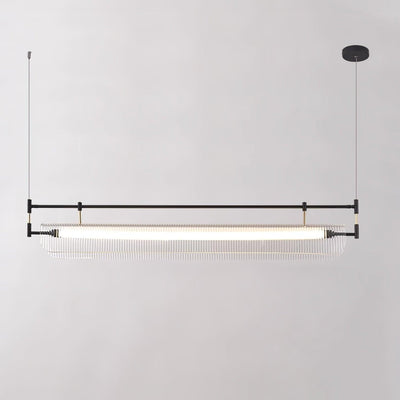 Meldo Chandelier Linear Strip Acrylic Long