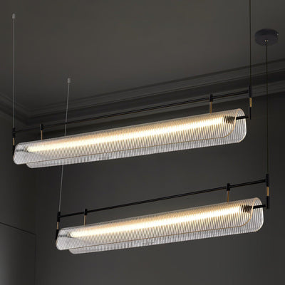 Meldo Chandelier Linear Strip Acrylic Long