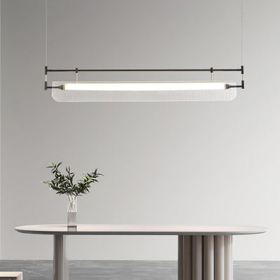 Meldo Chandelier Linear Strip Acrylic Long