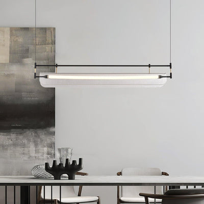 Meldo Chandelier Linear Strip Acrylic Long