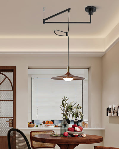 Veylo Adjustable Swing Arm Pendant Light - Neutral Decor