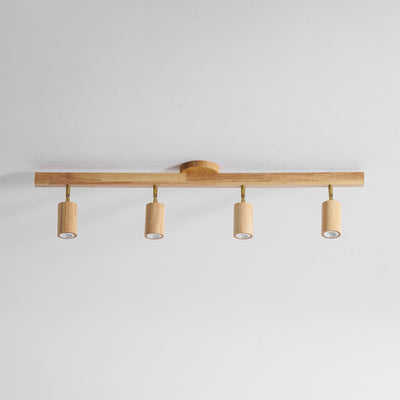 Valestone Wood Beam Spotlight Flush Mount Ceiling Light
