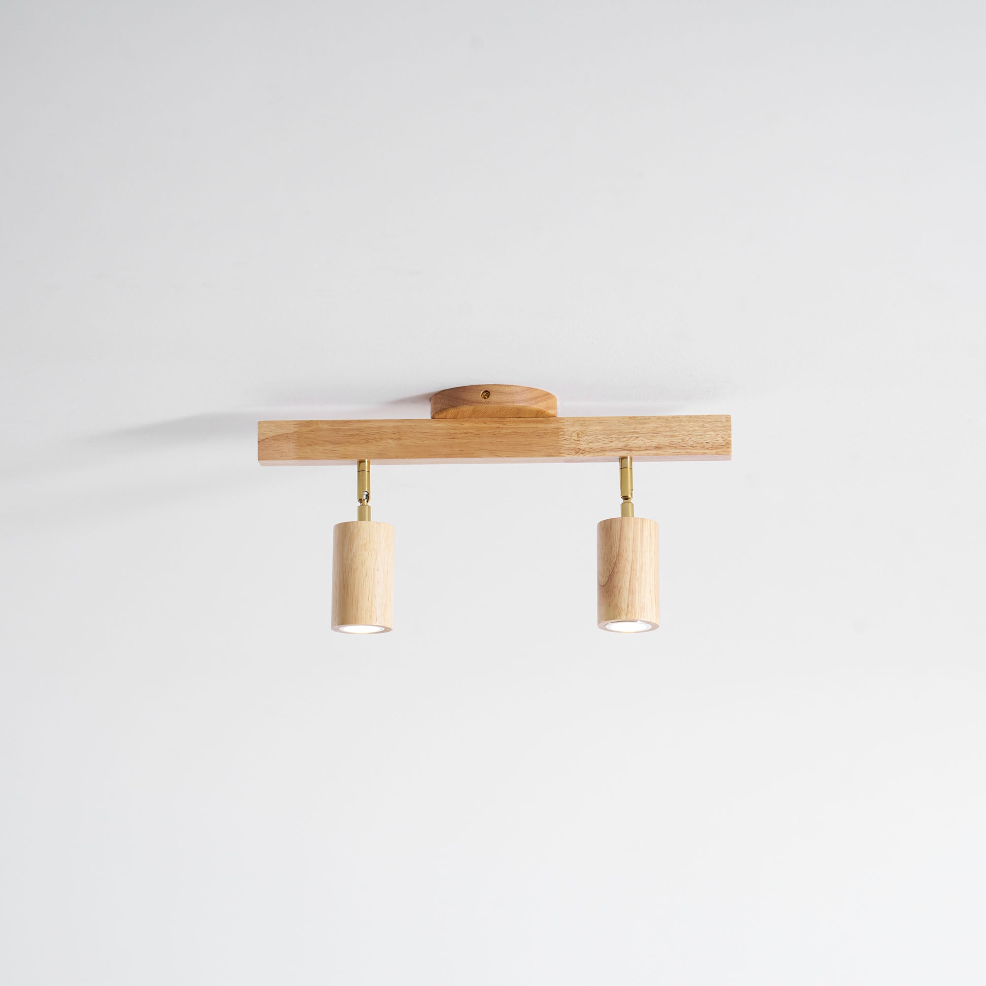 Valestone Wood Beam Spotlight Flush Mount Ceiling Light