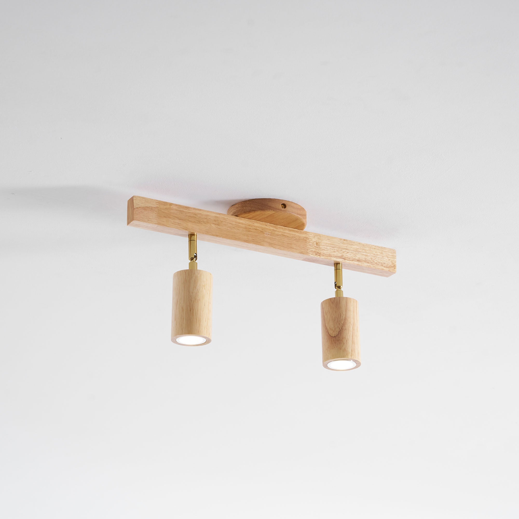 Valestone Wood Beam Spotlight Flush Mount Ceiling Light