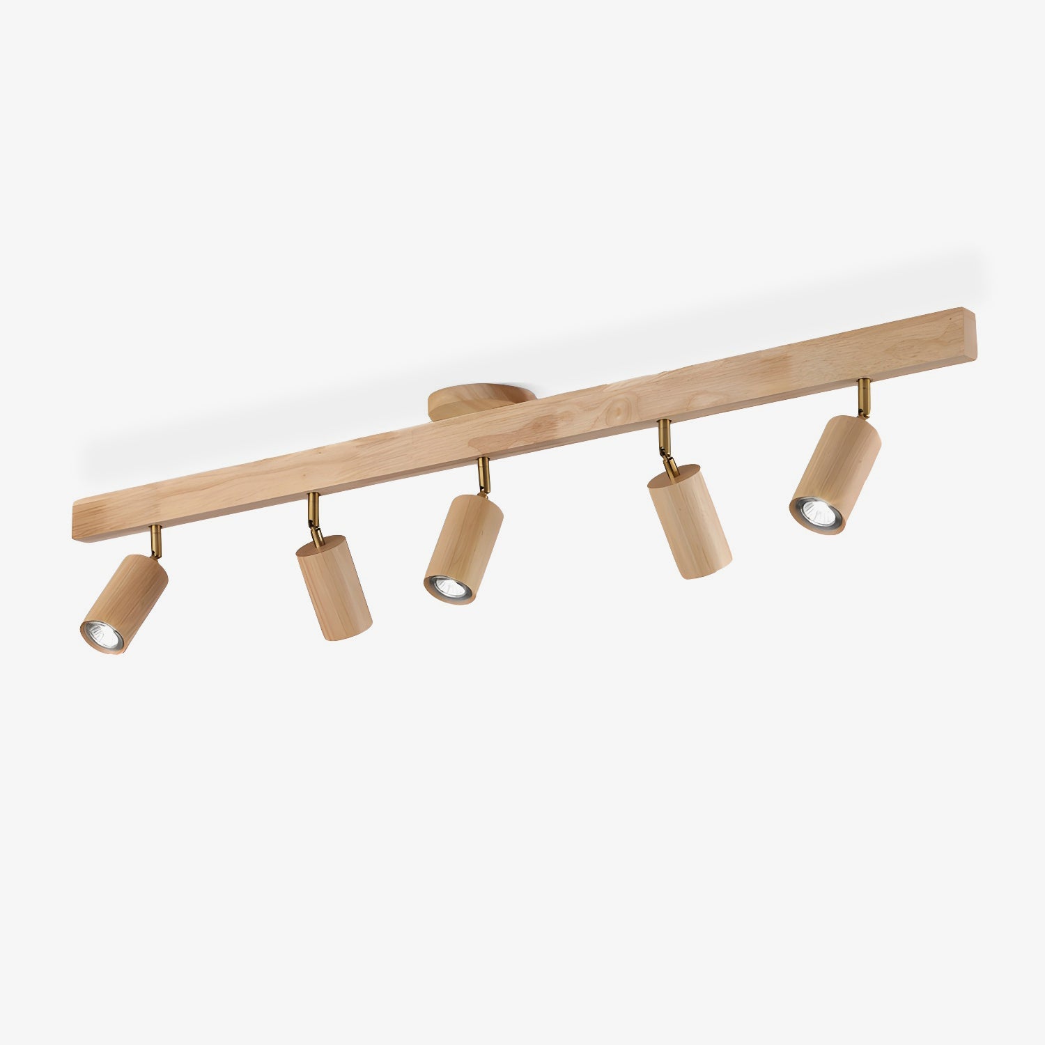 Valestone Wood Beam Spotlight Flush Mount Ceiling Light