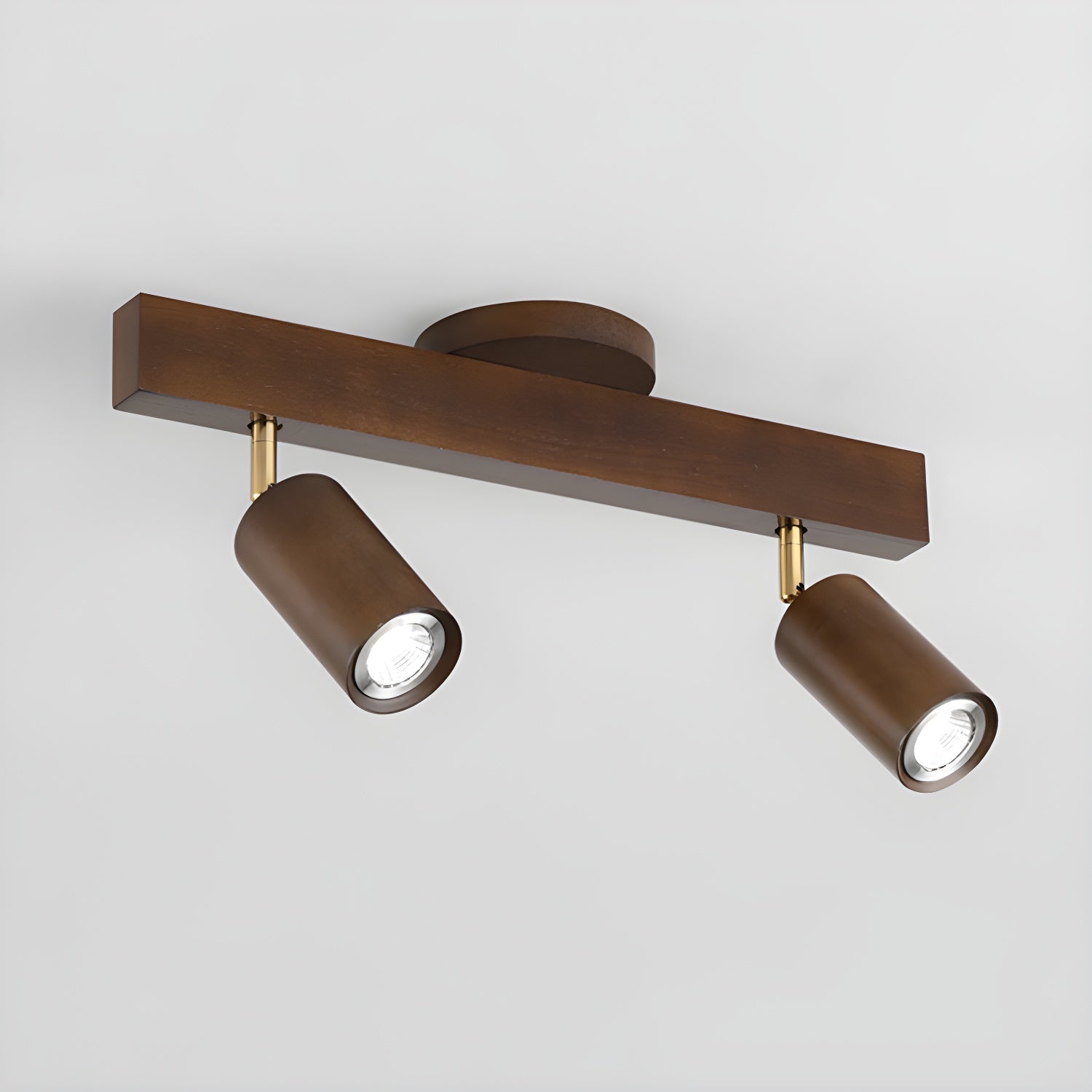 Valestone Wood Beam Spotlight Flush Mount Ceiling Light