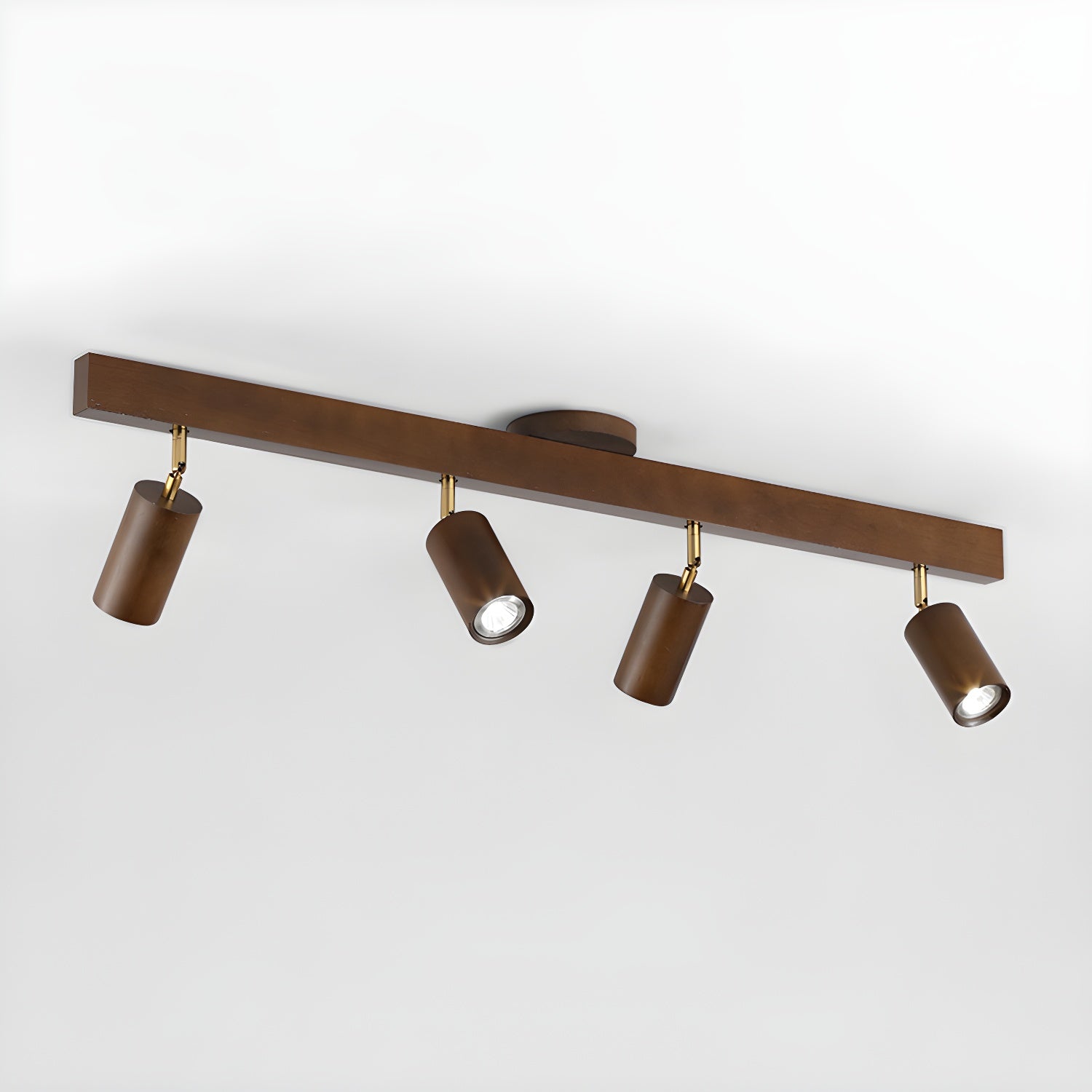 Valestone Wood Beam Spotlight Flush Mount Ceiling Light