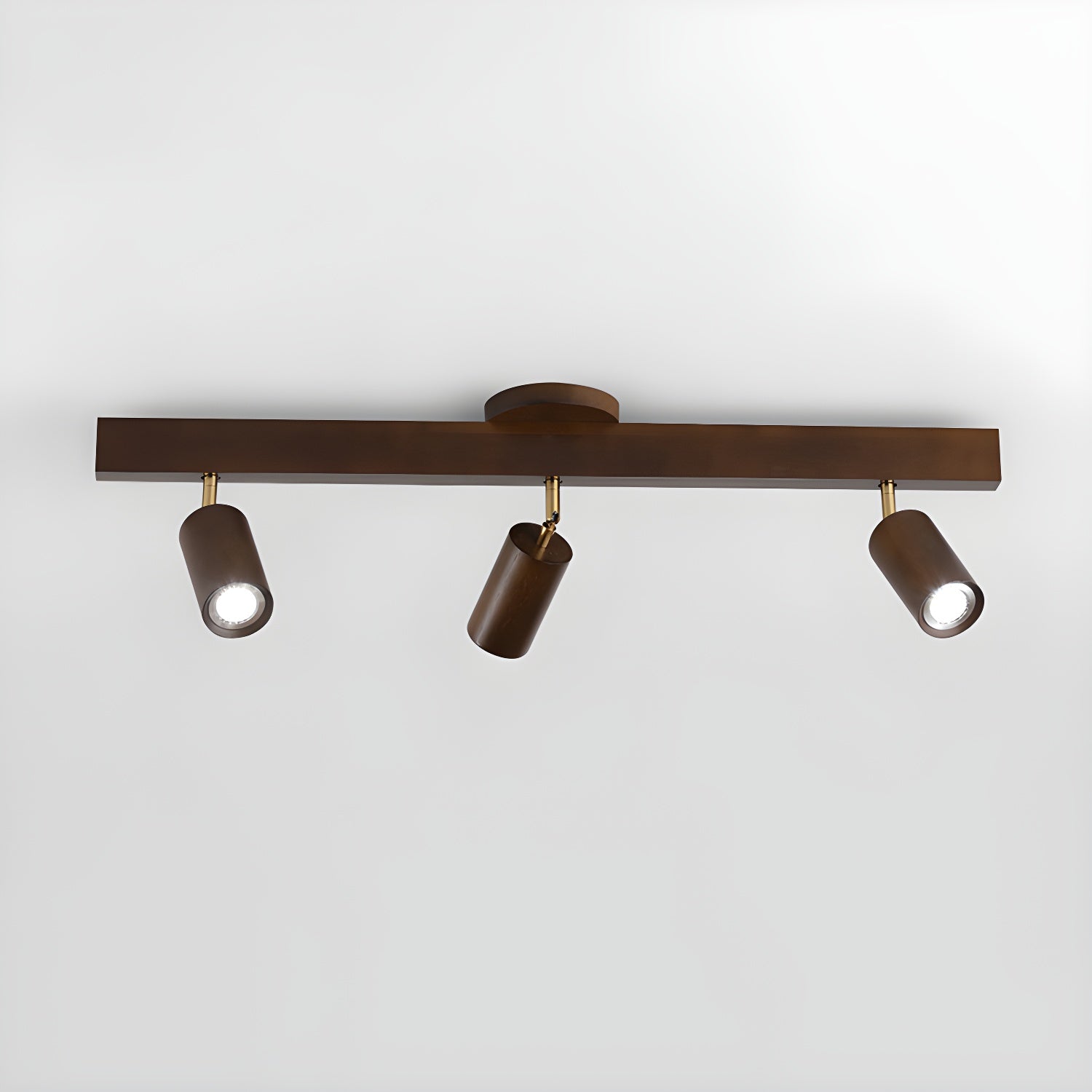 Valestone Wood Beam Spotlight Flush Mount Ceiling Light