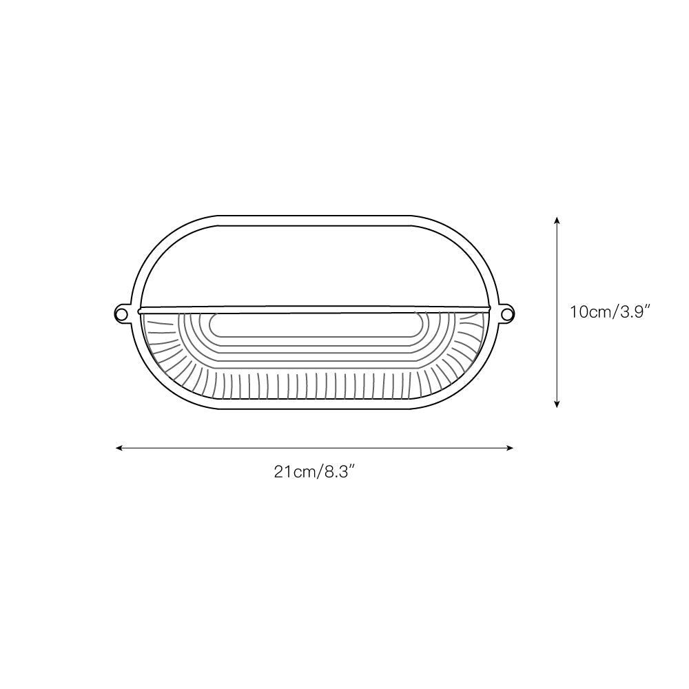 Hawstone Glass Outdoor Light