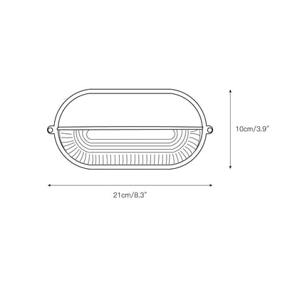 Hawstone Glass Outdoor Light