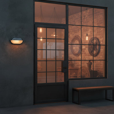 Hawstone Glass Outdoor Light