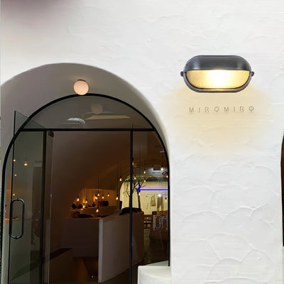 Hawstone Glass Outdoor Light
