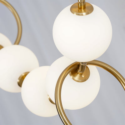Lustra Pendant Lamp Necklace Glass - Neutral Decor