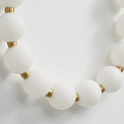 Ilirel Art Necklace Loop Brass Wall Lamp