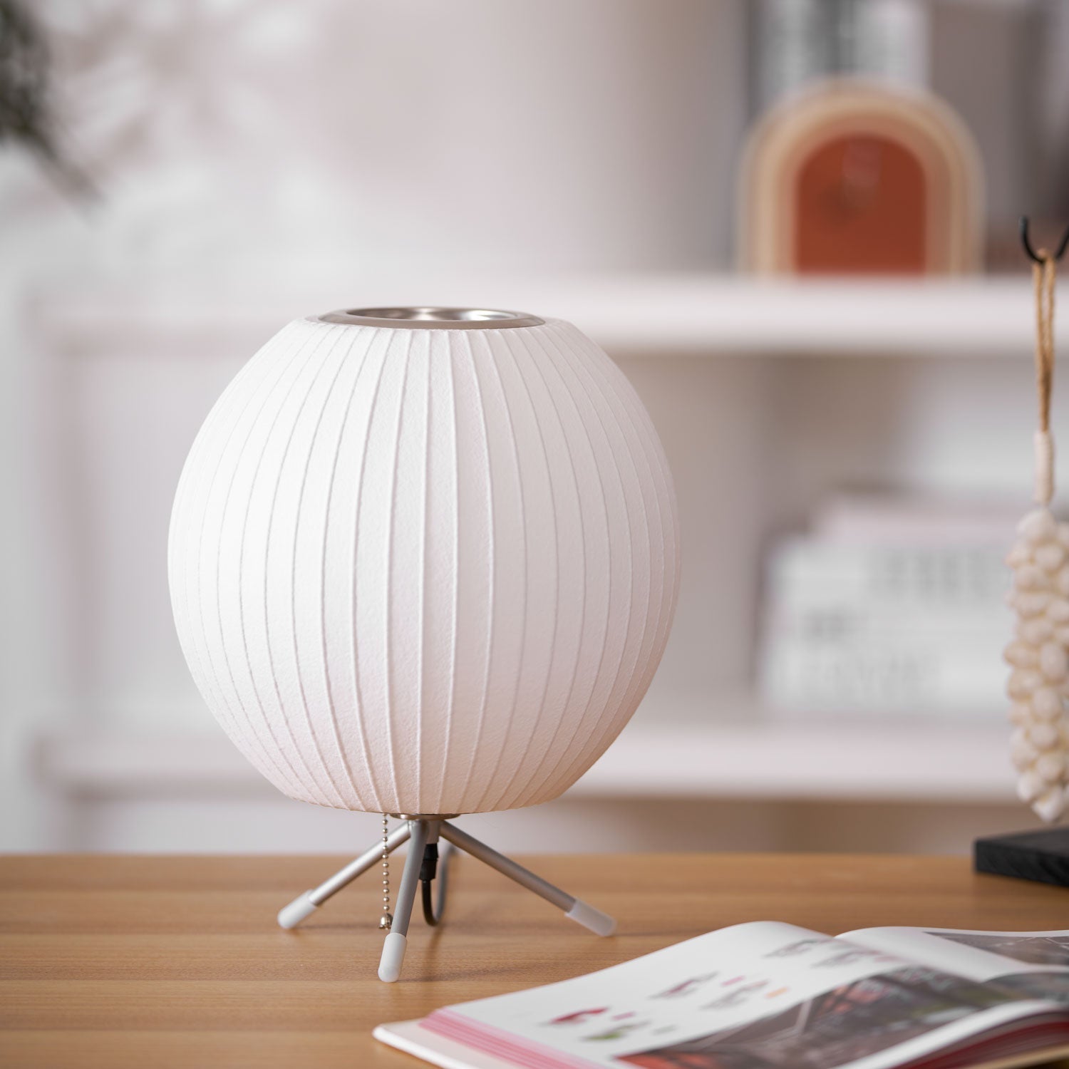 Rostix Steel Minimalist Table Lamp