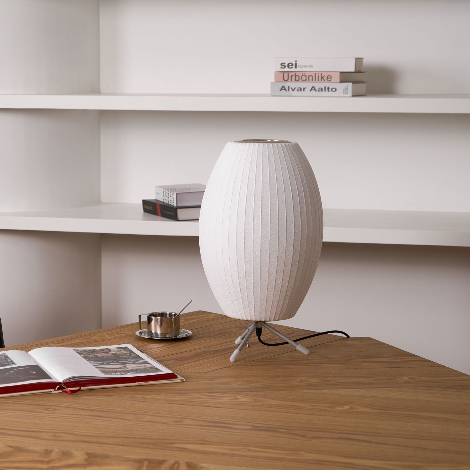 Rostix Steel Minimalist Table Lamp