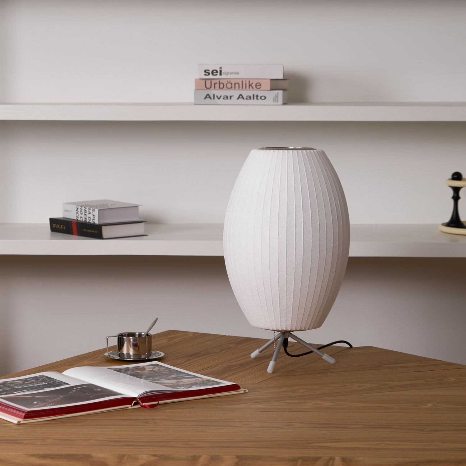 Rostix Steel Minimalist Table Lamp