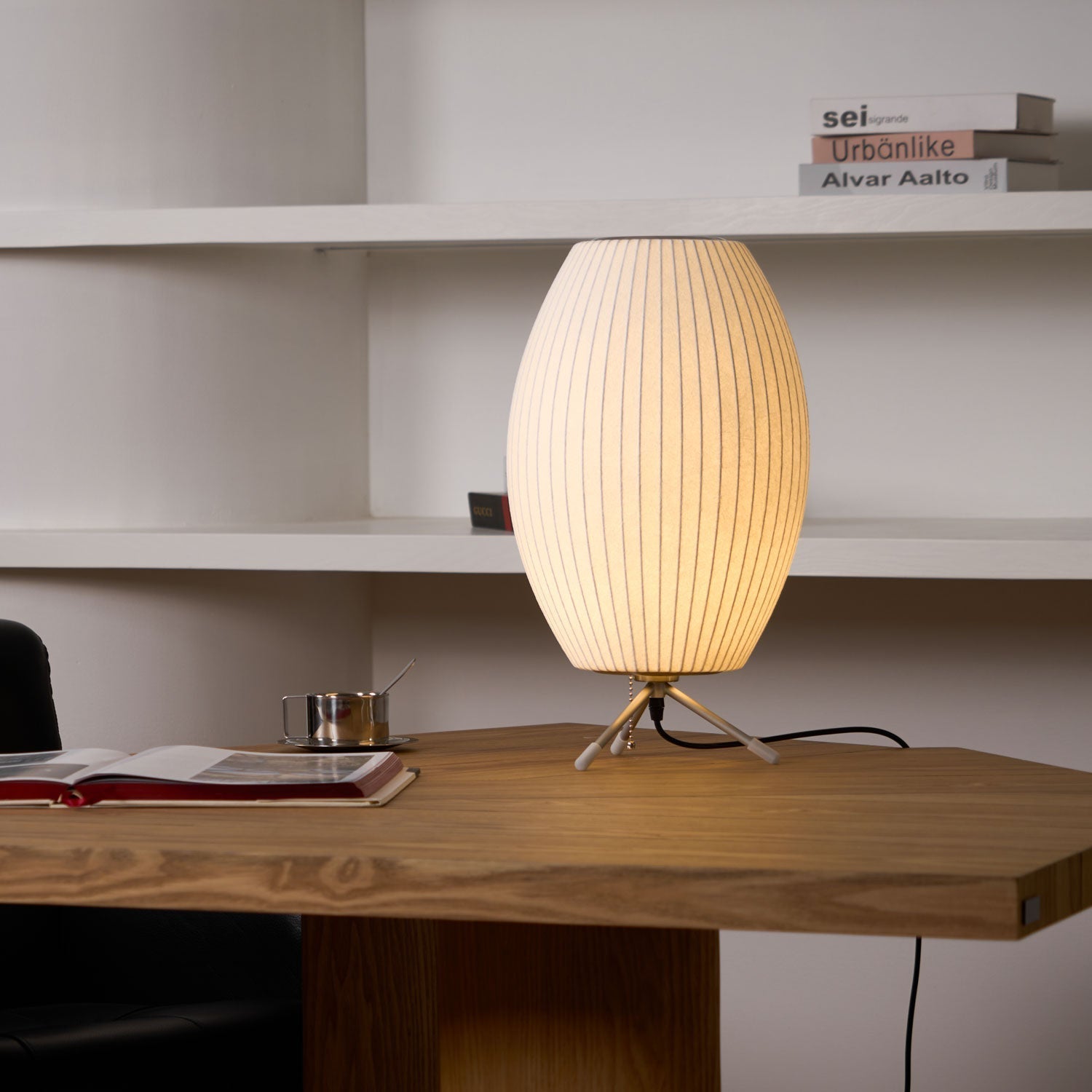 Rostix Steel Minimalist Table Lamp