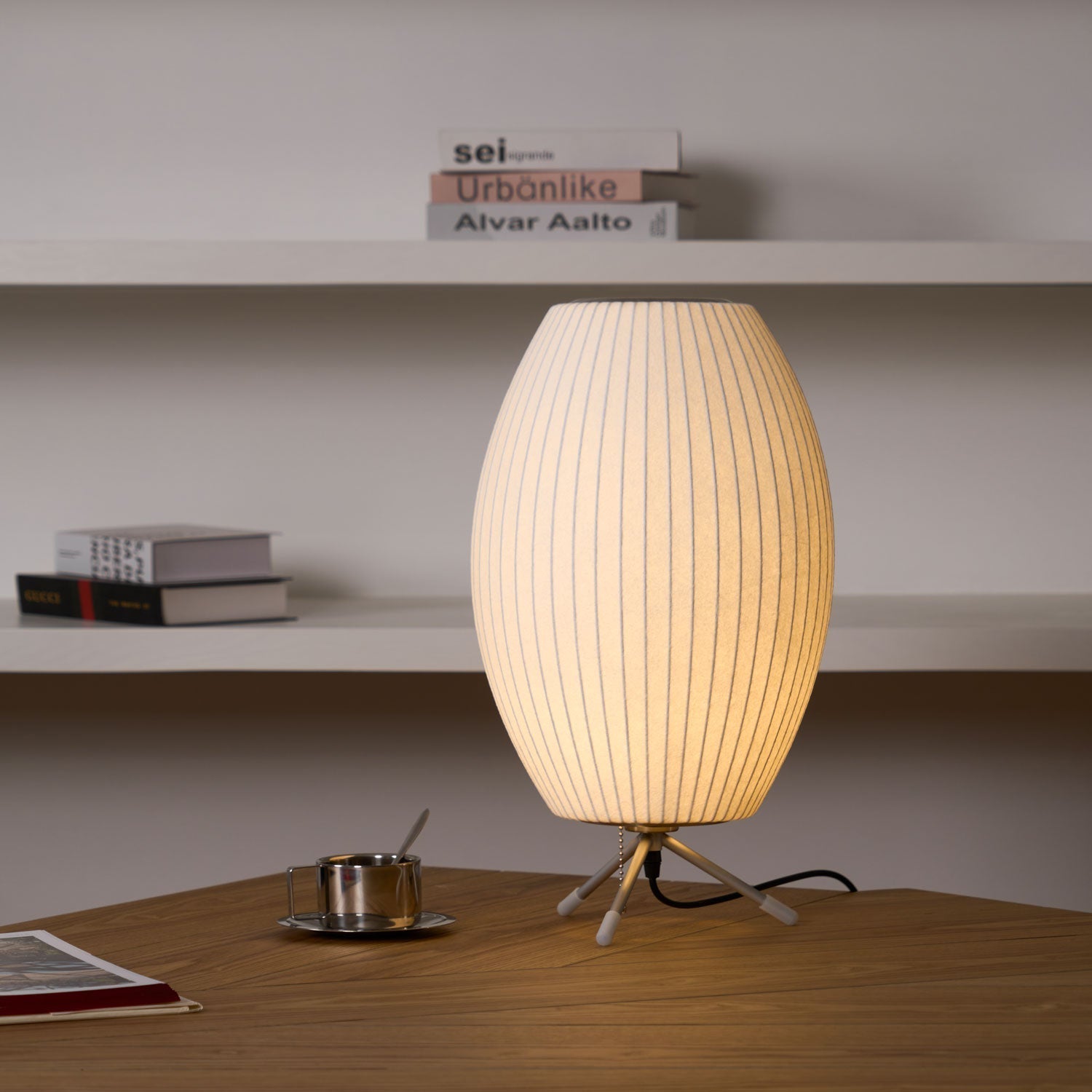 Rostix Steel Minimalist Table Lamp