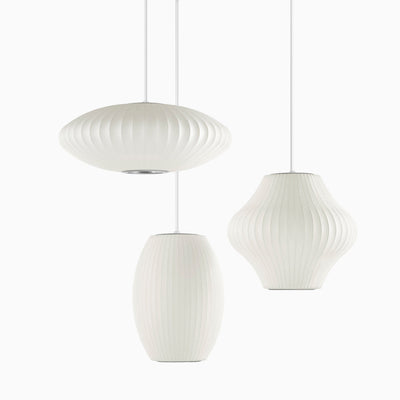 Bis Silk & Steel Pendant Lamp