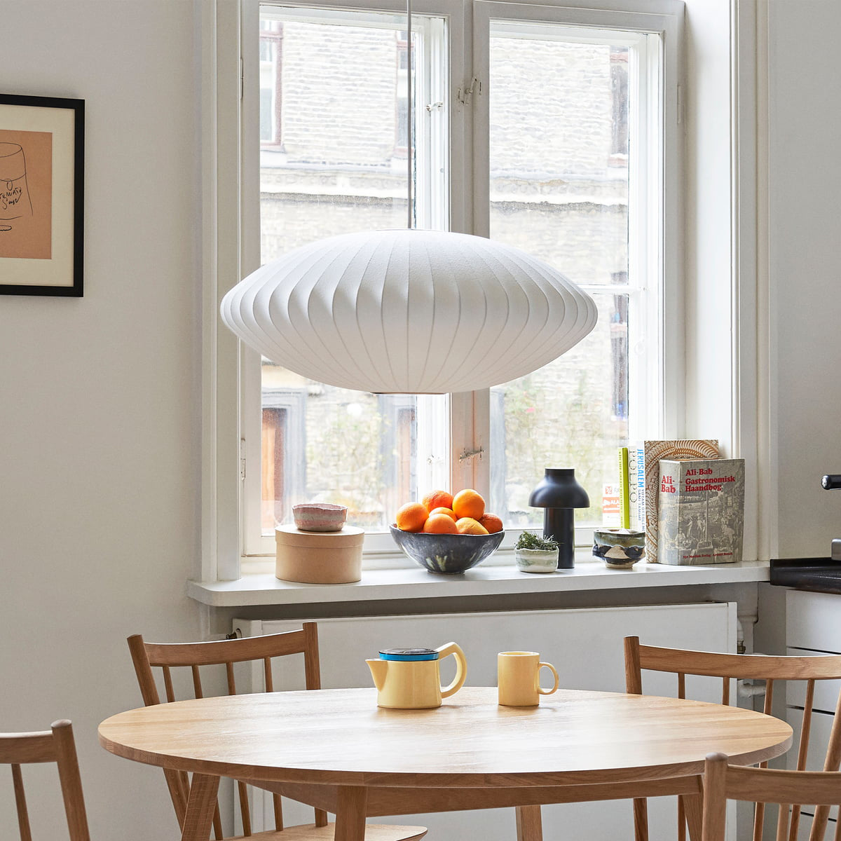 Bis Silk & Steel Pendant Lamp