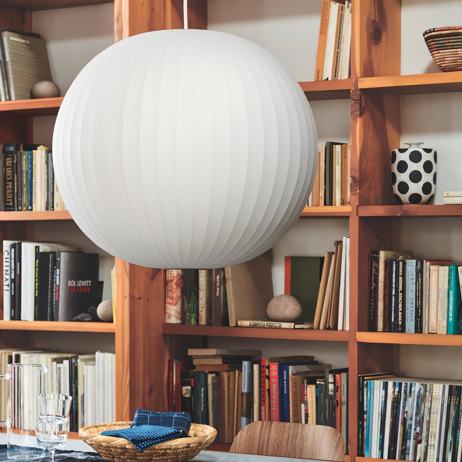 Bis Silk & Steel Pendant Lamp