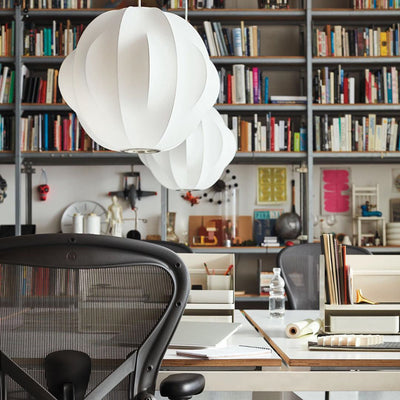 Bis Silk & Steel Pendant Lamp