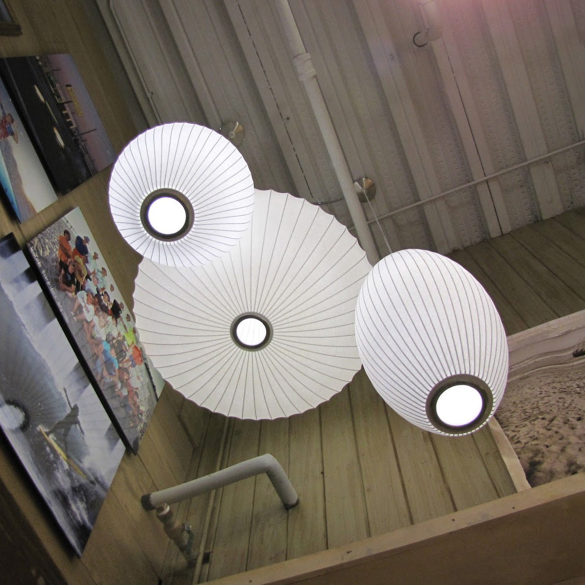Bis Silk & Steel Pendant Lamp