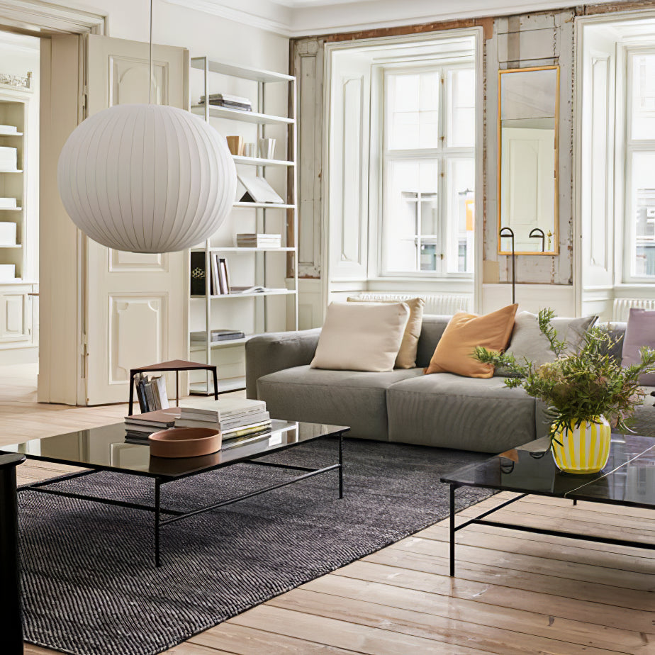 Bis Silk & Steel Pendant Lamp