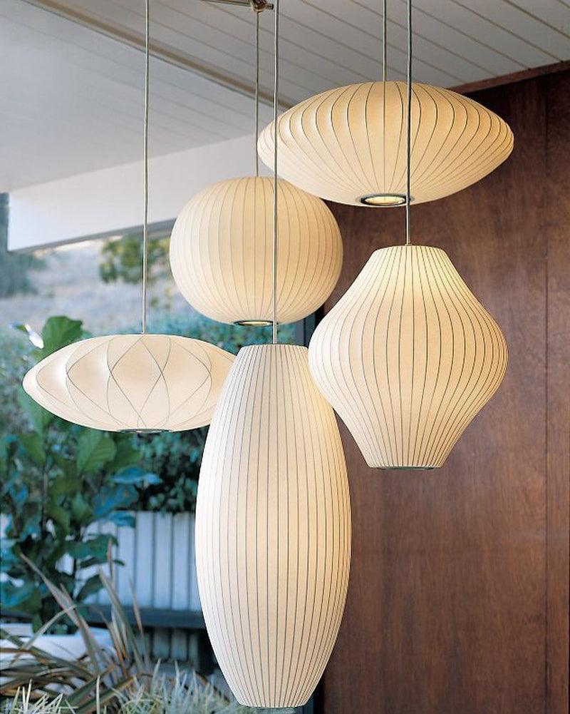 Bis Silk & Steel Pendant Lamp