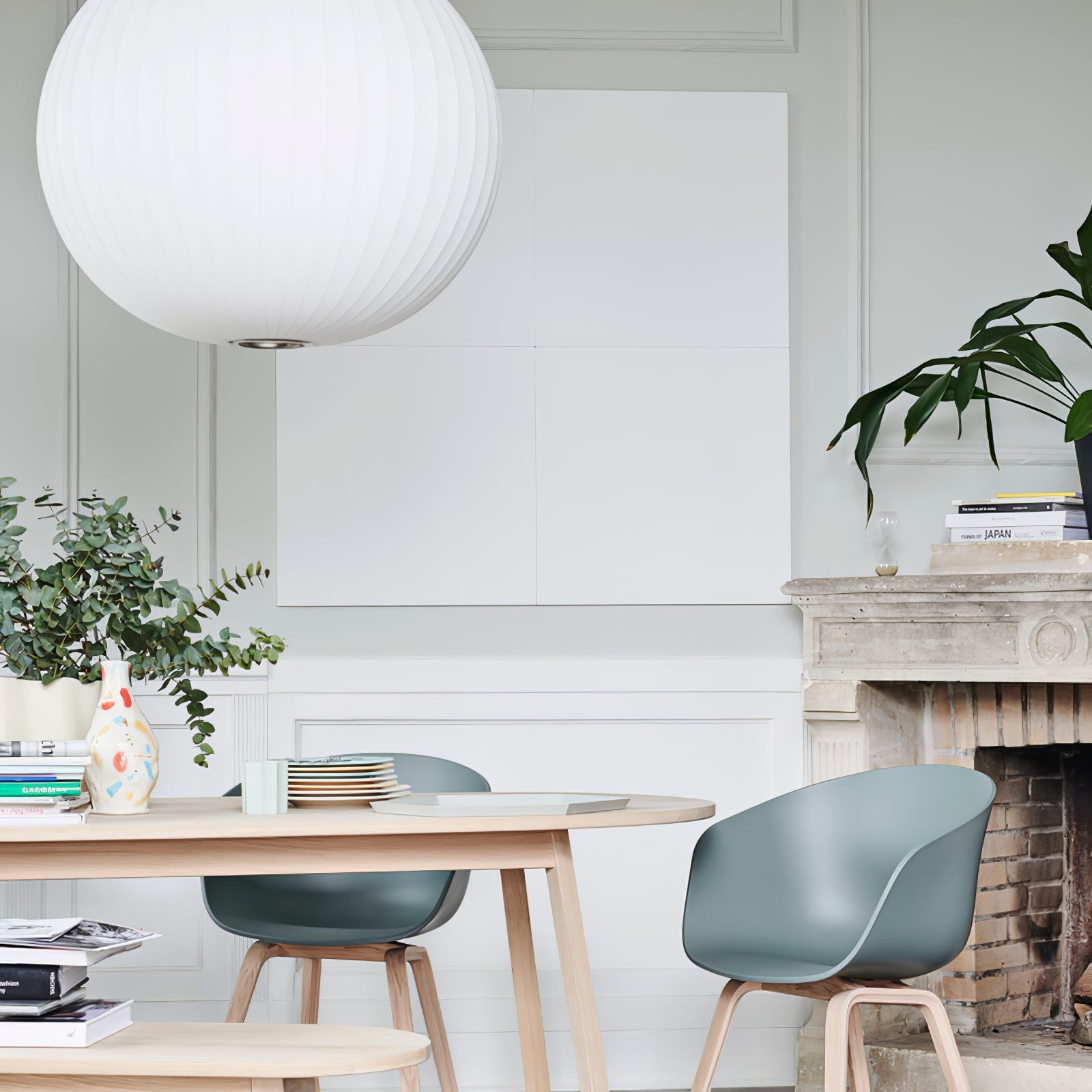 Bis Silk & Steel Pendant Lamp