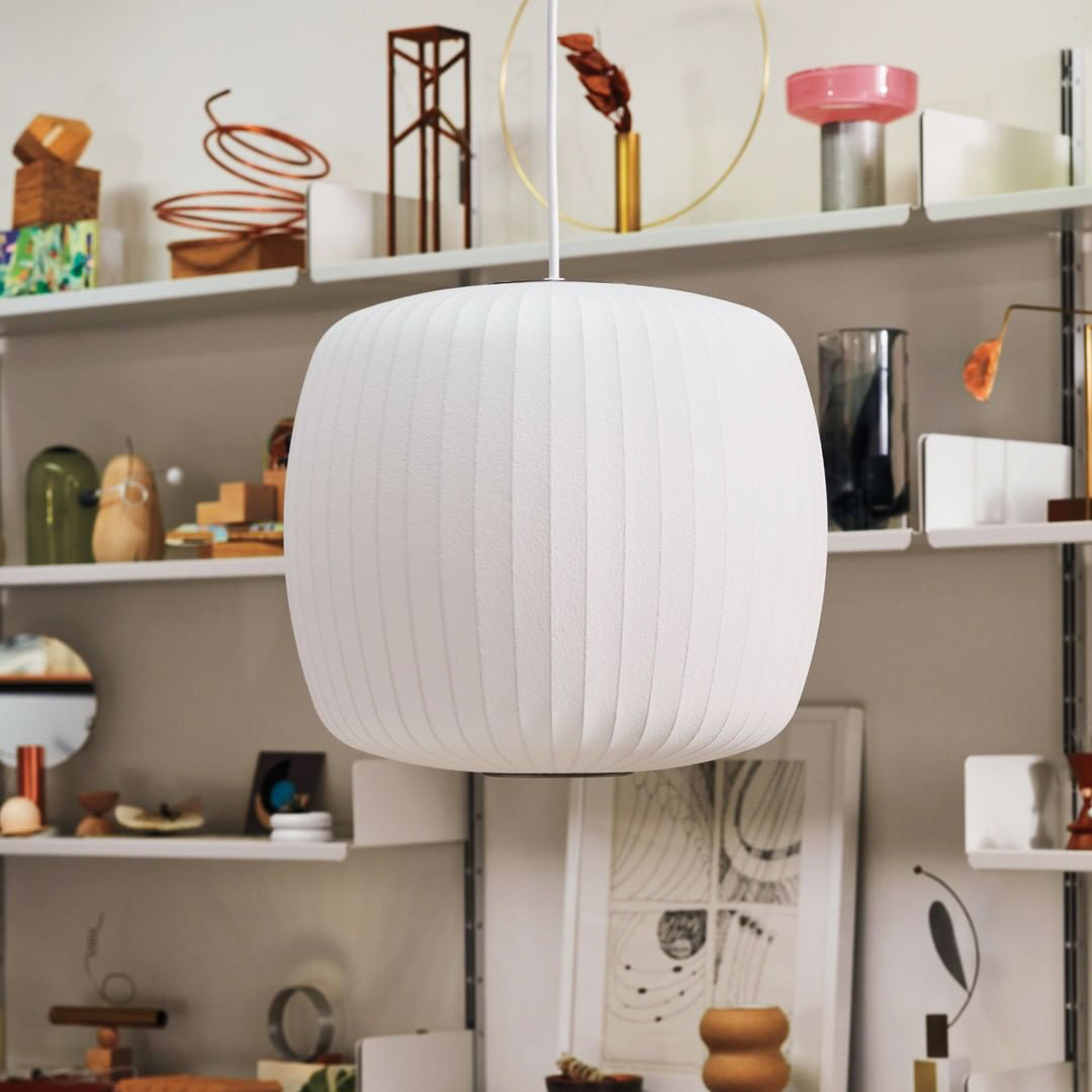 Bis Silk & Steel Pendant Lamp