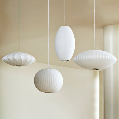 Bis Silk & Steel Pendant Lamp