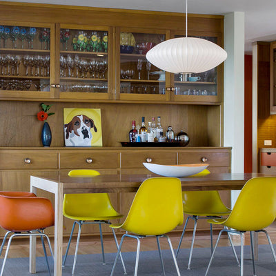 Bis Silk & Steel Pendant Lamp
