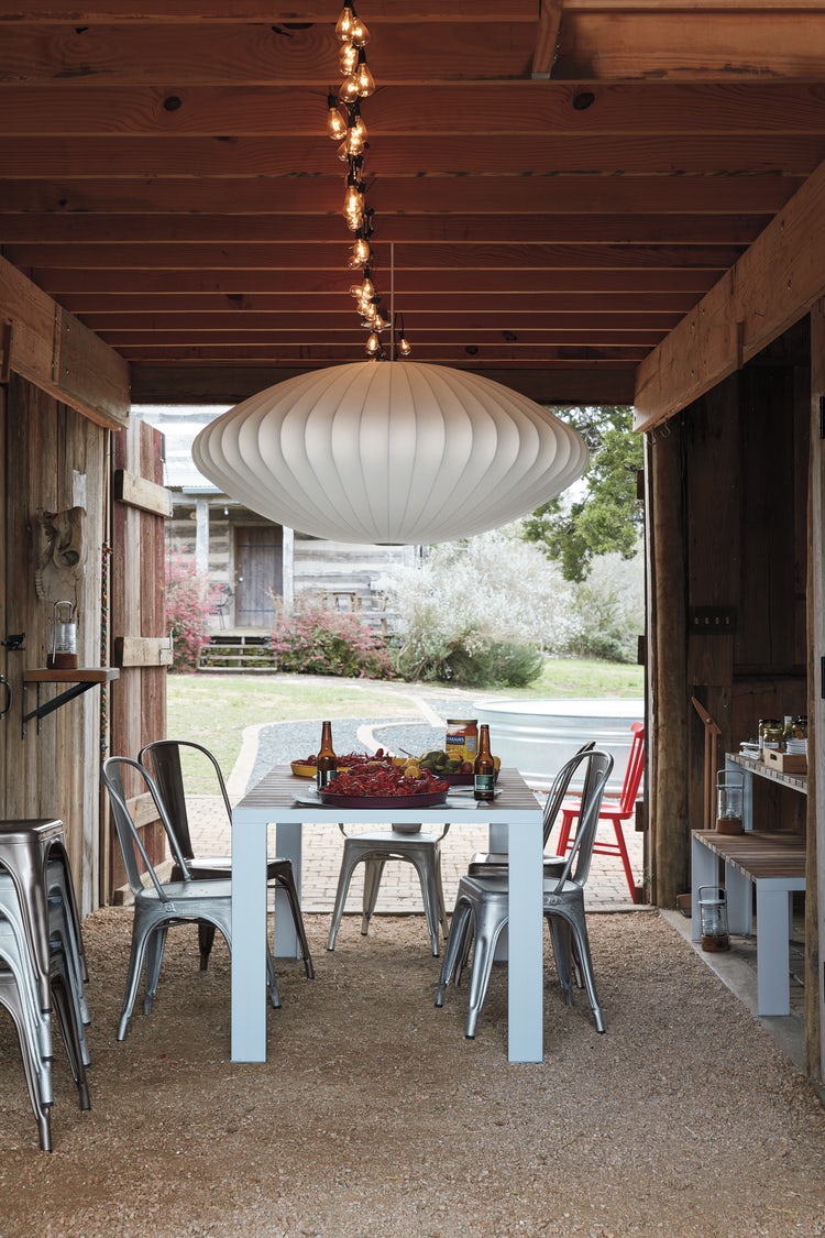Bis Silk & Steel Pendant Lamp