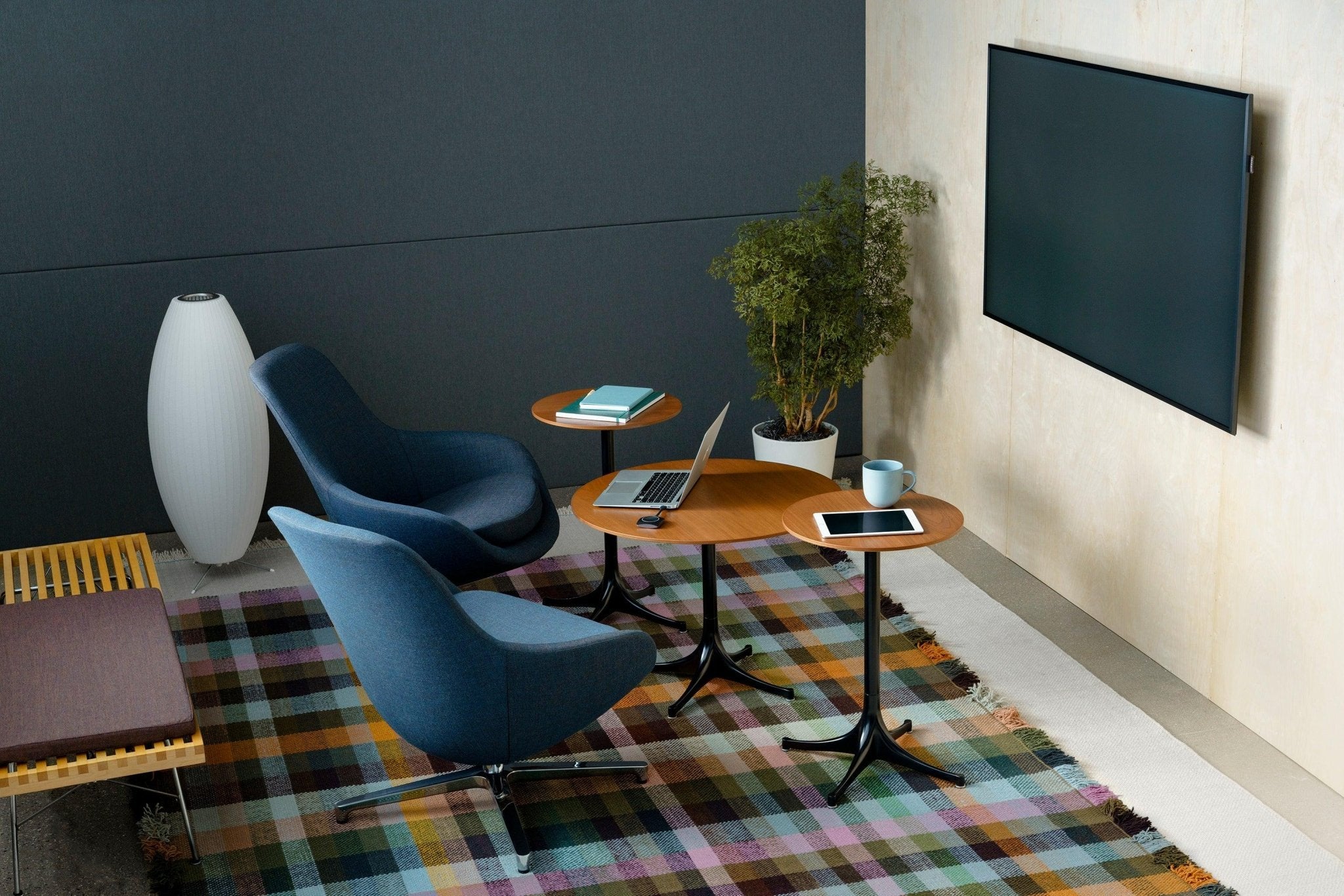 Rostix Steel Minimalist Table Lamp