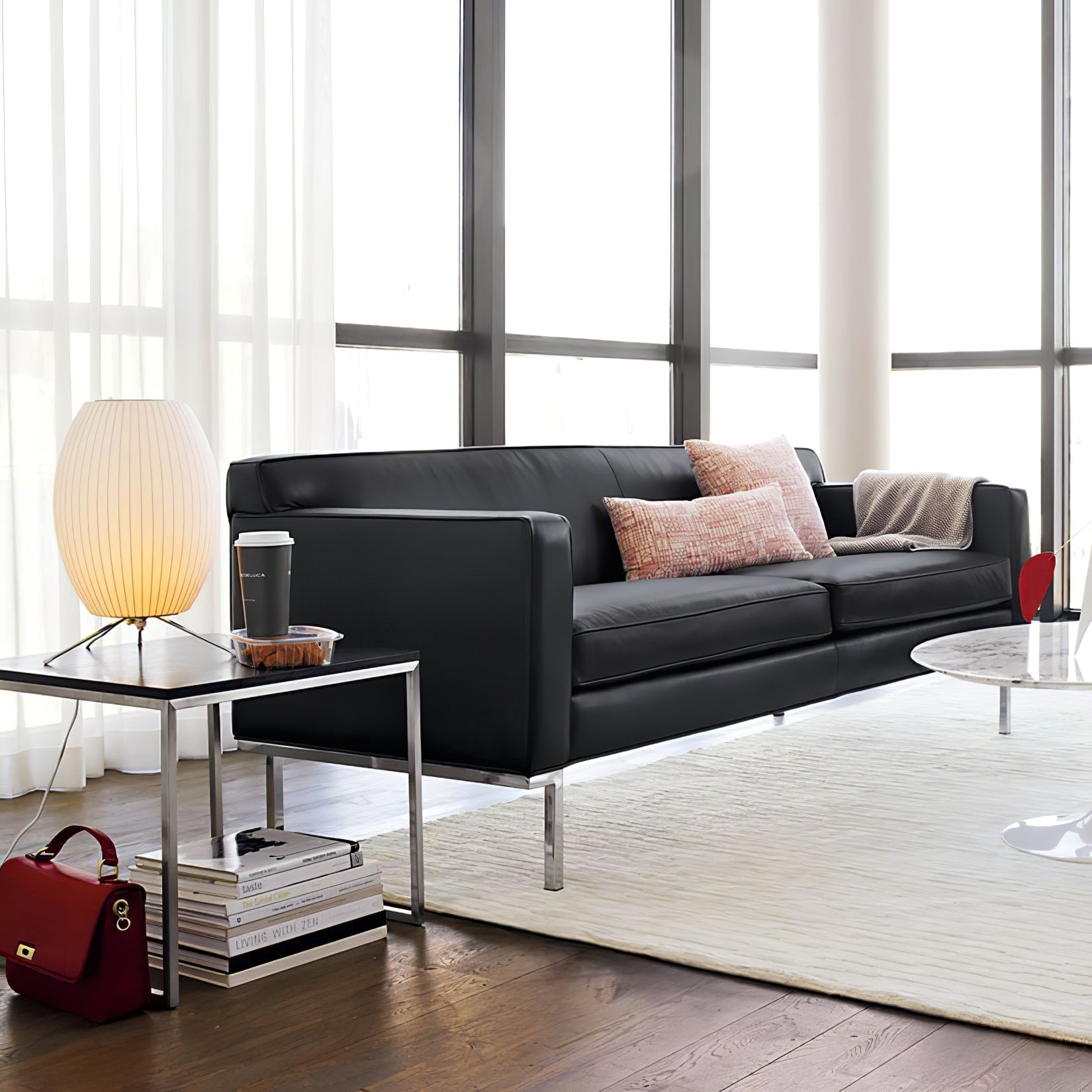 Rostix Steel Minimalist Table Lamp