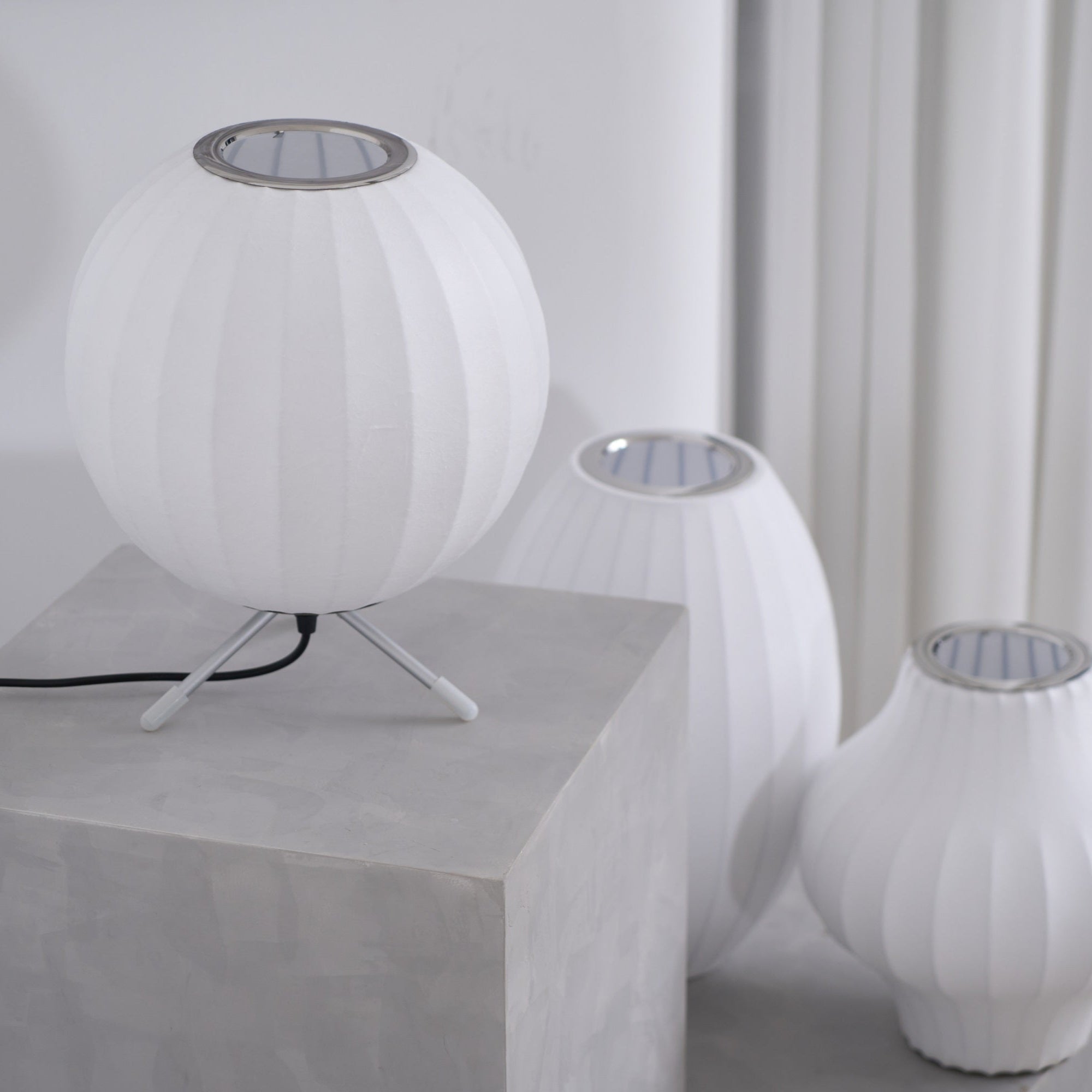 Rostix Steel Minimalist Table Lamp