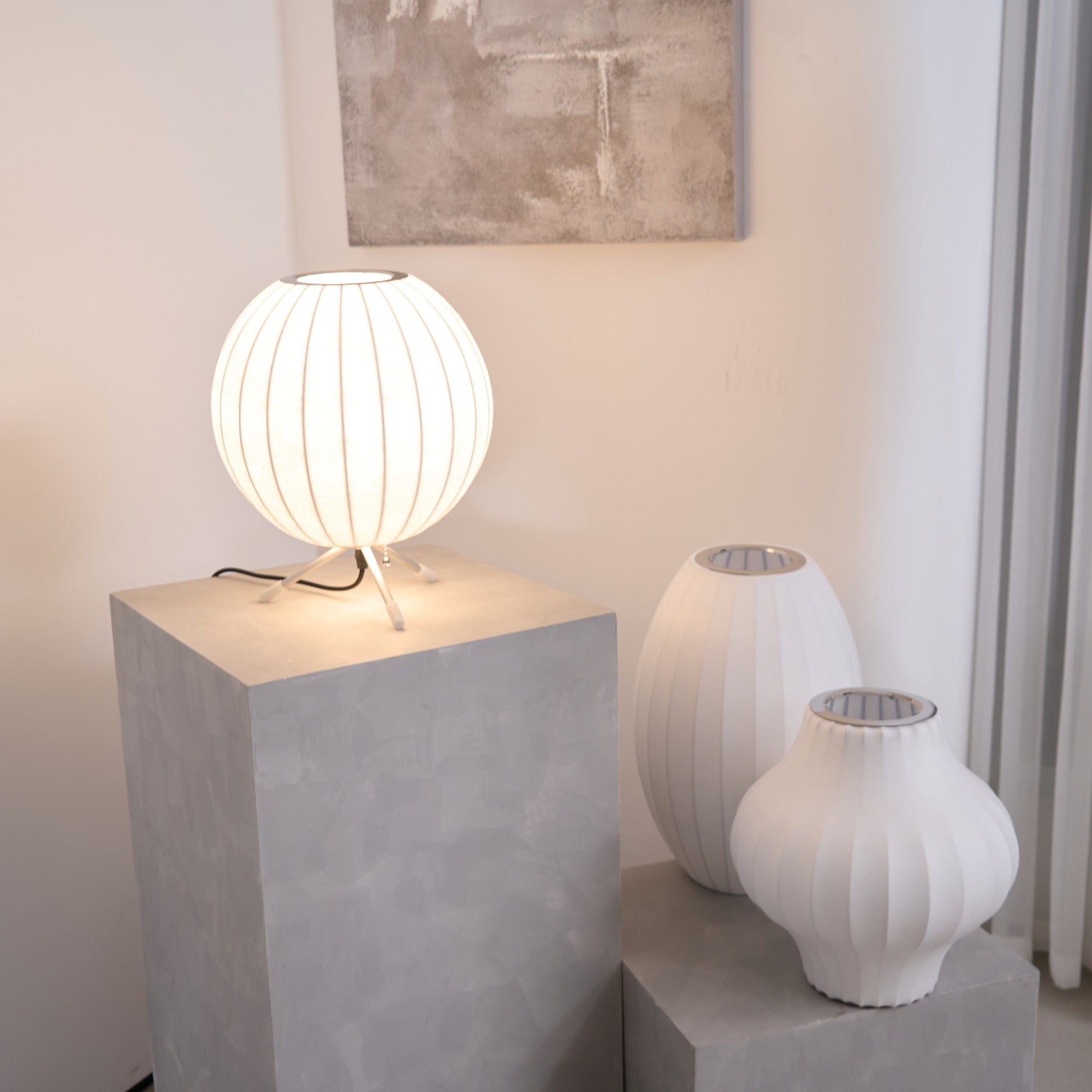 Rostix Steel Minimalist Table Lamp