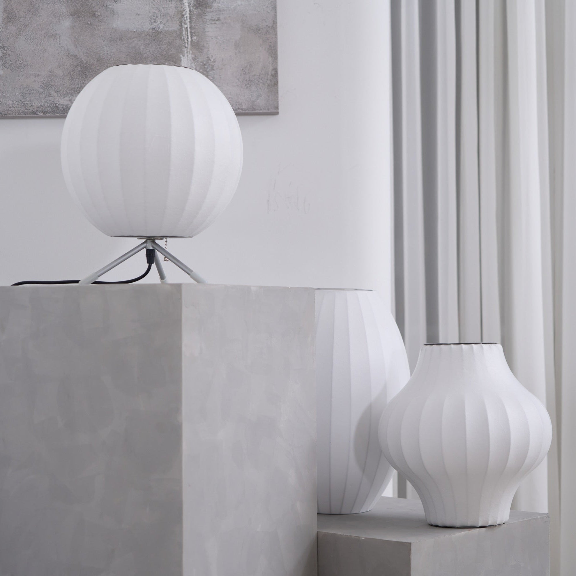 Rostix Steel Minimalist Table Lamp