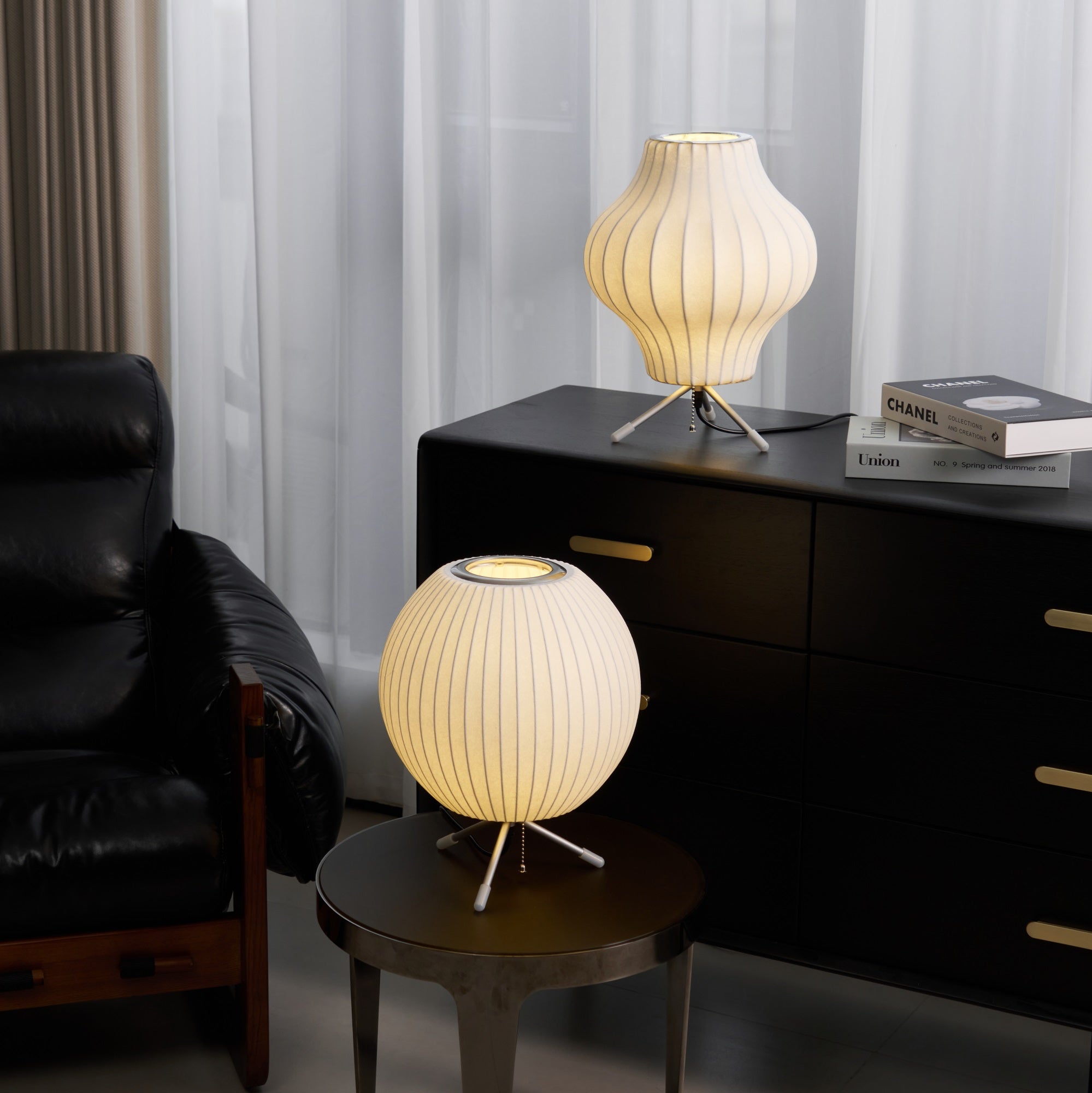 Rostix Steel Minimalist Table Lamp