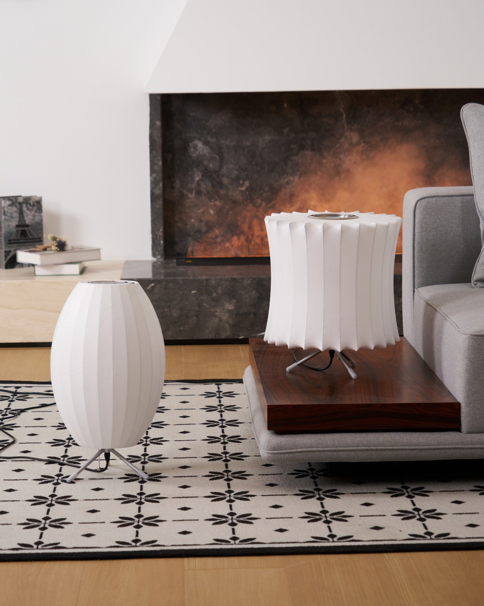 Rostix Steel Minimalist Table Lamp