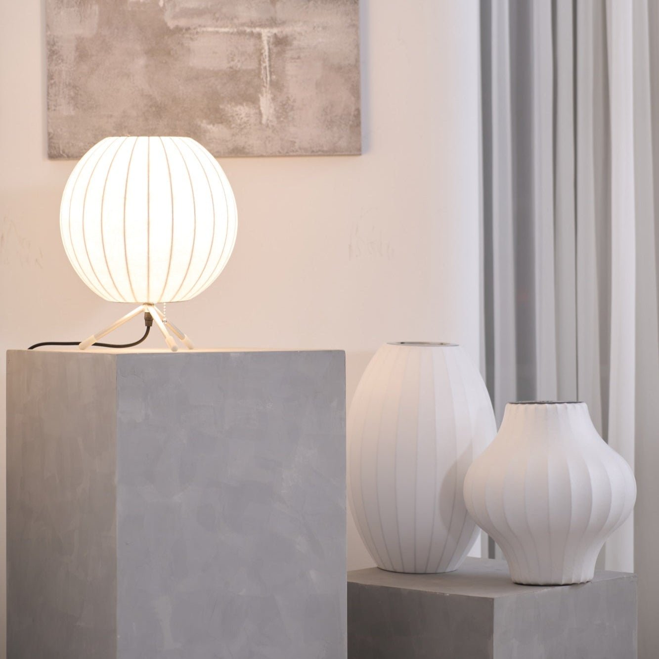 Rostix Steel Minimalist Table Lamp
