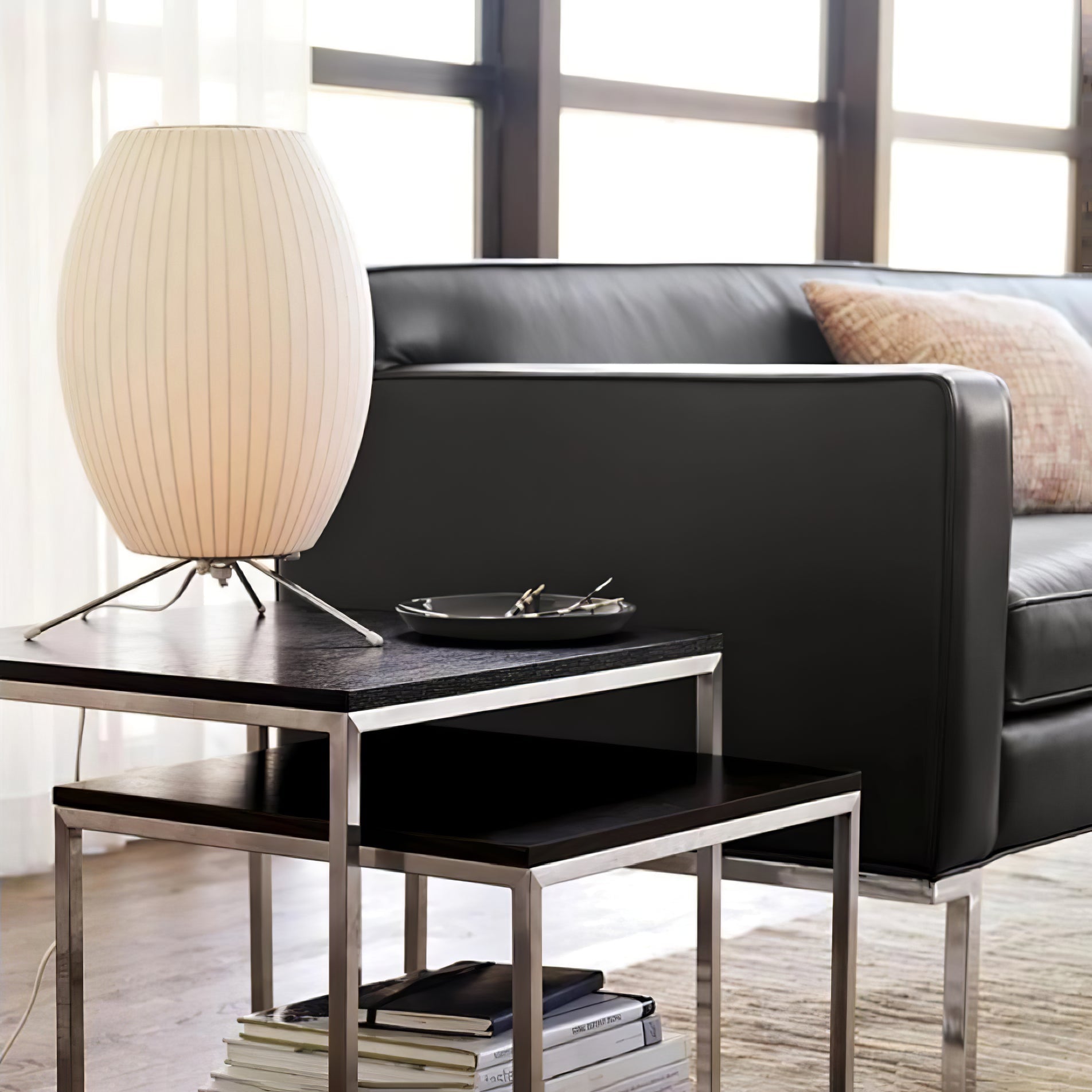 Rostix Steel Minimalist Table Lamp