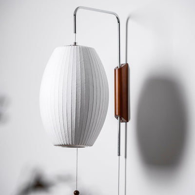 Lustra Wall Sconce Walnut Ball - Neutral Decor