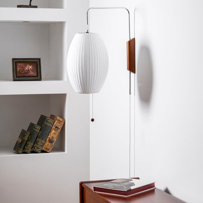 Lustra Wall Sconce Walnut Ball - Neutral Decor