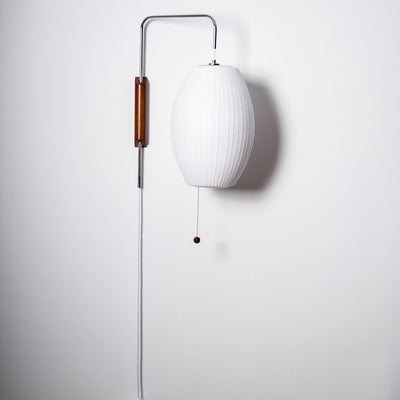 Lustra Wall Sconce Walnut Ball - Neutral Decor