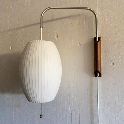 Lustra Wall Sconce Walnut Ball - Neutral Decor
