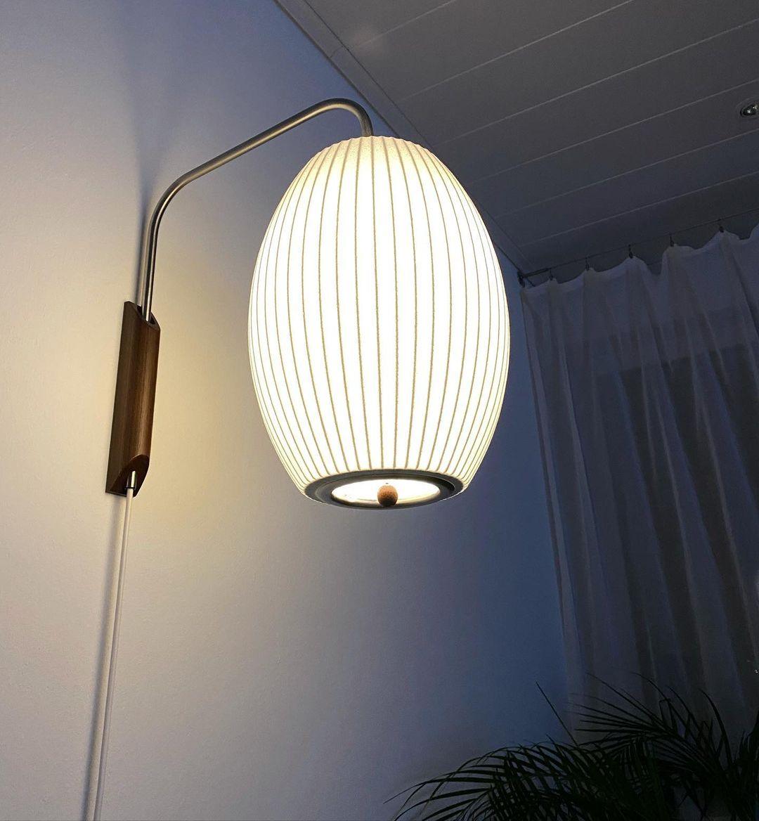 Lustra Wall Sconce Walnut Ball - Neutral Decor