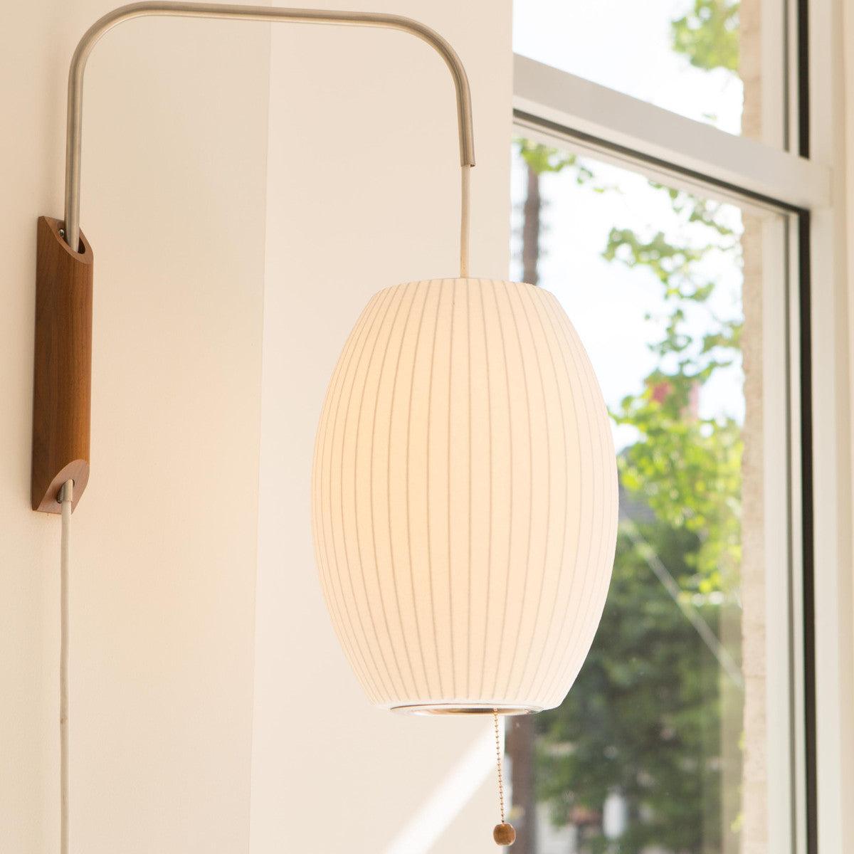 Lustra Wall Sconce Walnut Ball - Neutral Decor